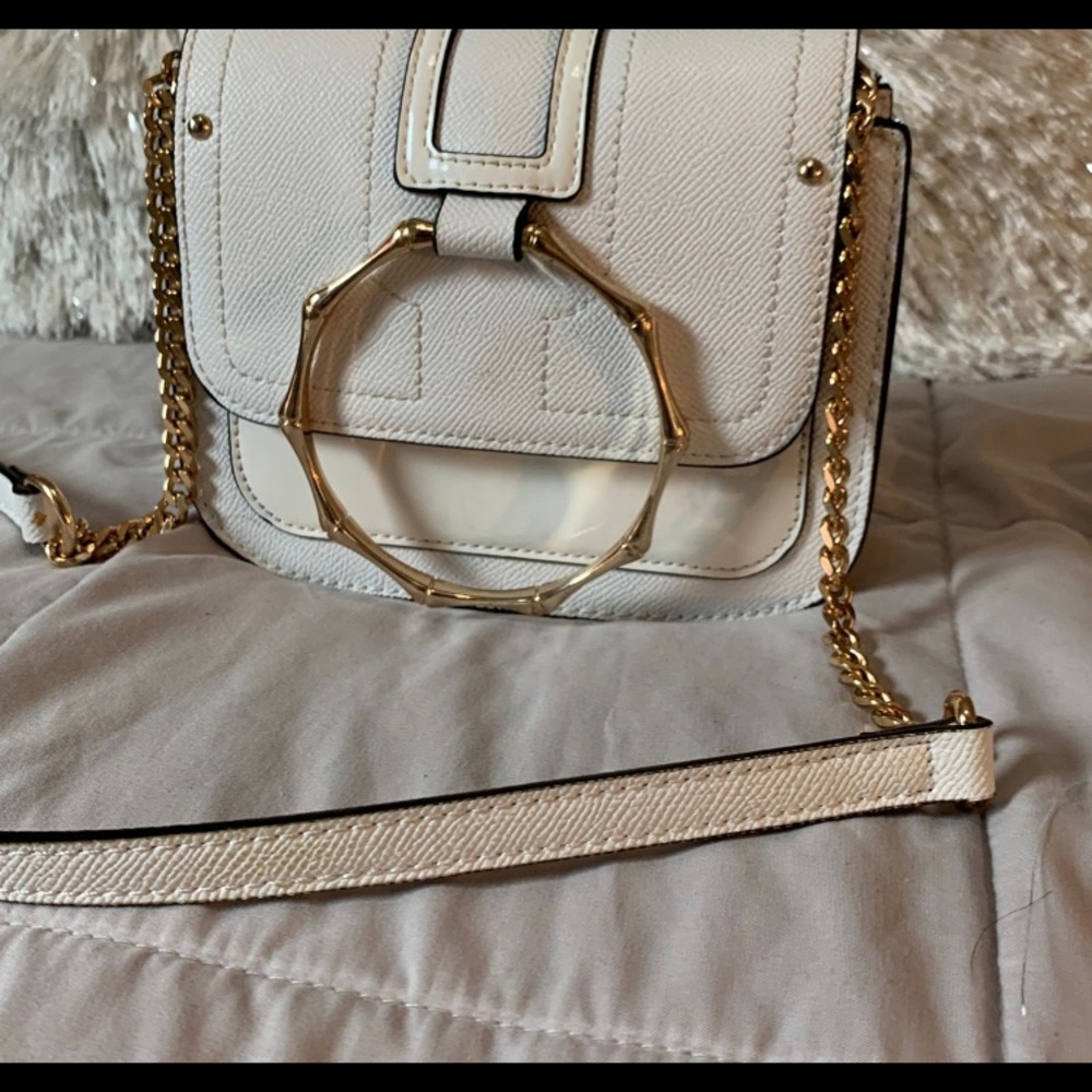 White small stylish purse